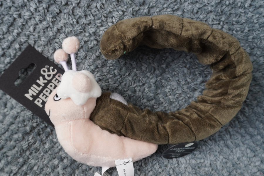 Doudou Jenny l'escargot - Milk & Pepper (11 cm) – Image 3